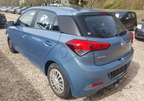 Hyundai i20 cena 17900 przebieg: 145011, rok produkcji 2015 z Kętrzyn małe 154